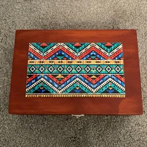 NWOT Wooden Jewelry box